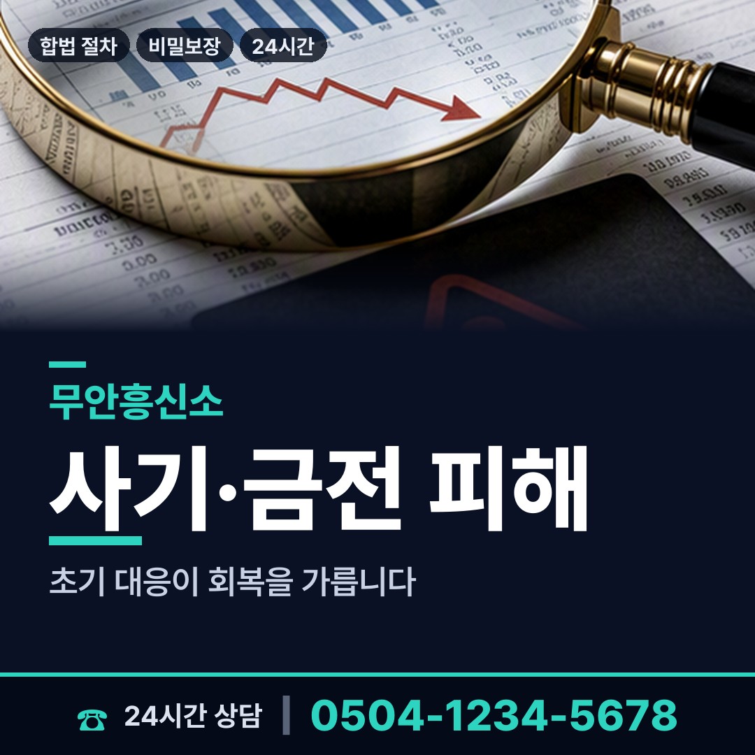 무안 무안읍 사설탐정추천 상담 안내